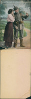 Ansichtskarte  In Der Heimat, Da Gibt's Ein Wiedersehn, Militär Abschied 1915 - Patrióticos