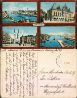 Ansichtskarte Bremen Panorama, Rathaus, Marktplatz, Freihafen 1914 - Bremen