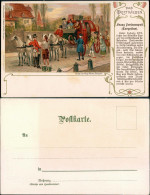 Ansichtskarte  Das Postwesen - Postkutsche - Zeichnung 1909 - Unclassified