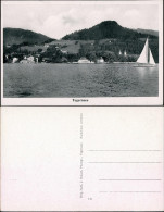 Ansichtskarte Bad Wiessee Villen, Stadt - Segelboot 1934  - Bad Wiessee