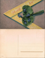 Ansichtskarte  Glückwunsch / Grusskarten: Allgemein - Ich Grüße Dich 1918 - Other & Unclassified