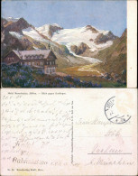 Kaprun Hotel Mooserboden - Blick Gegen Karlinger - Künstlerkarte G1924 - Sonstige & Ohne Zuordnung