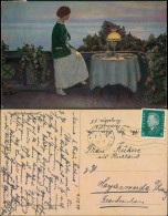  Künstlerkarte: Gemälde / Kunstwerke - Erwartungsvoll - Han Ventes 1929 - Paintings
