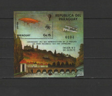 Paraguay 1974 UPU Centenary, Zeppelin, Paintings Henri Rousseau S/s MNH - U.P.U.