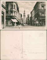 Ansichtskarte Forst (Lausitz) Baršć Geschäfte, Cottbuser-Straße 1939  - Forst