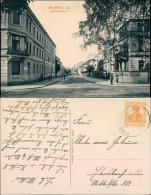 Ansichtskarte Neustadt (Sachsen) Neustaädter Bank Und Bahnhofstrasse 1919  - Neustadt