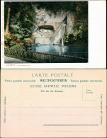 Ansichtskarte Luzern Lucerna Löwendenkmal 1900 - Andere & Zonder Classificatie