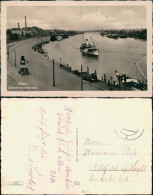 Postcard Stettin Szczecin Partie Am Dampfschiffbollwerk 1934  - Pommern