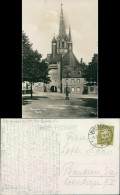 Ansichtskarte Burgstädt Markt Mit Kirche 1932 - Burgstädt