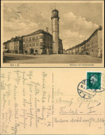 Ansichtskarte Hof (Saale) Rathaus Und Klosterstraße 1930  - Hof