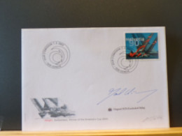 105/664  FDC  SUISSE  SIGNATURE - Segeln