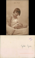 Ansichtskarte  Gute Nacht - Kind Im Bett - Fotokunst 1914  - Retratos