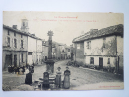 2024 - 1997  CASSAGNABERE  :  La CROIX Du VILLAGE Et La GRAND'RUE   1913   XXX - Autres & Non Classés