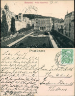 Postcard Marienbad Mariánské Lázně Franz-Josefs-Platz 1910 - Tchéquie