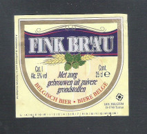 BIERETIKET -  FINK BRÄU   - 25 CL  (BE 376) - Cerveza