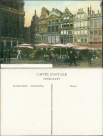 Postkaart Brüssel Bruxelles Grand Place/Marktstände 1915 - Altri & Non Classificati