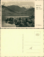 Ansichtskarte Zell Am See Panorama-Ansicht Mit Bergmassiv 1932 - Sonstige & Ohne Zuordnung