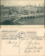 Ansichtskarte Hamburg Reesedammbrücke Und Alsterarkaden 1900 - Other & Unclassified