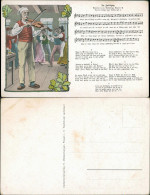 Ansichtskarte  Der Gipfelsgörg Liedkarten Erzgebirge 1912 - Muziek