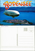 Ansichtskarte Lindau (Bodensee) Luftschiff überm Bodensee 2000 - Autres & Non Classés
