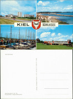 Ansichtskarte Kiel OT Schilksee - Hafen, Strand, Häuser 1995 - Sonstige & Ohne Zuordnung