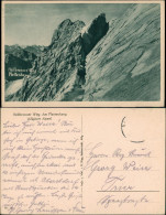 Holzgau Heilbronner Weg: Am Plattenhang (Allgäuer Alpen) Mit Bergsteigern 1932 - Oberstdorf