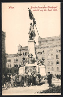 AK Wien, Enthüllung Vom Deutschmeister-Denkmal Am 29. Sept. 1905  - Autres & Non Classés