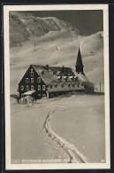 AK St. Christof A. Arlberg, Kirche Im Winter  - Sonstige & Ohne Zuordnung