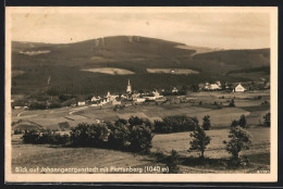 AK Johanngeorgenstadt, Ortsansicht Mit Plattenberg  - Johanngeorgenstadt