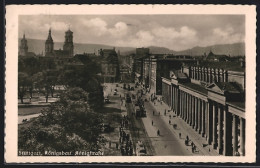 AK Stuttgart, Königsbau Und Königstrasse Aus Der Vogelschau  - Stuttgart