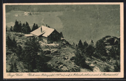 AK Arber /Bayer. Wald, Blick Vom Arbergipfel Auf Die Berghütte Arberschutzhaus  - Autres & Non Classés