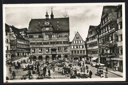 AK Tübingen, Marktplatz Mit Rathaus  - Tuebingen
