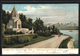 AK Starnberg, Votivkirche Für Weiland König Ludwig II.  - Starnberg