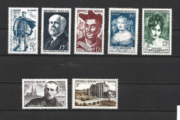 Divers Année 1950 Neufs Avec Charnière - Unused Stamps