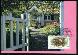 Mk Sweden Maximum Card 1995 MiNr 1869 | Traditional Buildings, Country Houses, Cottage, Södermanland #max-0121 - Maximumkarten (MC)