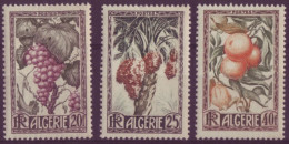 France - Colonies - Algérie - 1950 - N°279 à 281 (3 Valeurs) - 7584 - Ungebraucht