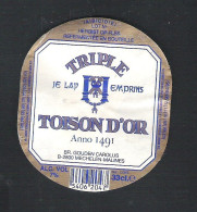 TRIPLE TOISON D'OR  - 33 CL  - BIERETIKET (BE 381) - Bière