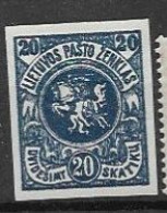 Lithuania Lietuva No Wtm 1920 Mh * 20 Euros - Lituania