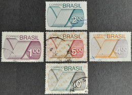 Bresil Brasil Brazil 1974 Série Courante Yvert 1109 1128 1129 1130 O Used - Used Stamps