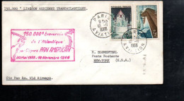 150.000 ème TRAVERSEE DE L'ATLANTIQUE PAR CLIPPER PAN AMERICAN 1966 - Commemorative Postmarks