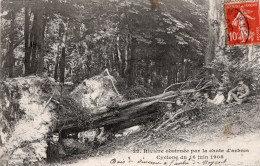 C P A -  94 -   BOIS DE VINCENNES - Riviere Obstruée Par La Chute D'arbres Cyclone Du 16 Juin 1908 - Vincennes