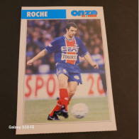 Fiche Illustrée Sport Football ** Onze Mondial   ** France ** Paris-Saint-Germain  **  Alain Roche - Sports