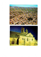 Lot 2 Cpm - 84 - Valreas - Vue Générale - église Notre-Dame Illuminée - 1979 - 1985 - Valreas