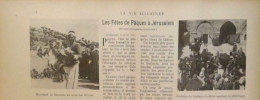 1900  JÉRUSALEM - LES FETES DE PAQUES - MONTS DES OLIVIERS - LA VIE ILLUSTRÉE - 1900 - 1949