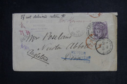 GRANDE BRETAGNE - Enveloppe De Londres Pour Devon Et Retour En 1901, Expéditeur De France  - L 152888 - Briefe U. Dokumente