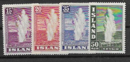 Iceland 1938 Geysir Set Mlh * (110 Euros If Mnh) - Nuovi