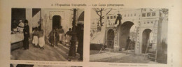 1900 EXPOSITION UNIVERSELLE - LES COINS PITTORESQUES - LES PETITS TUNISIENS - TROTTOIR ROULANT - MANDARINS CAMBODGIENS - 1900 - 1949