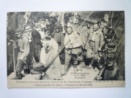 2024 - 2003  PRISONNIERS ALLEMANDS Blessés Au Moment Où Ils Franchissent Le Passage à Niveau De La Rue Colbert 1914 - Toulouse