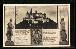 AK Hohenzollern, Burg Hohenzollern, Adler Mit Wappen  - Otros & Sin Clasificación