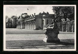AK Potsdam, Schloss Sanssouci Mit Flora  - Otros & Sin Clasificación